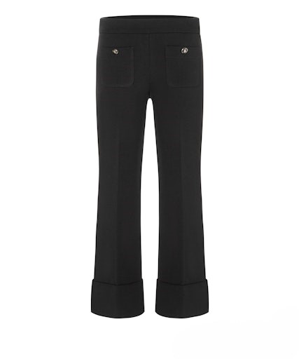 Cambio Stoffhose FLORA - black/schwarz