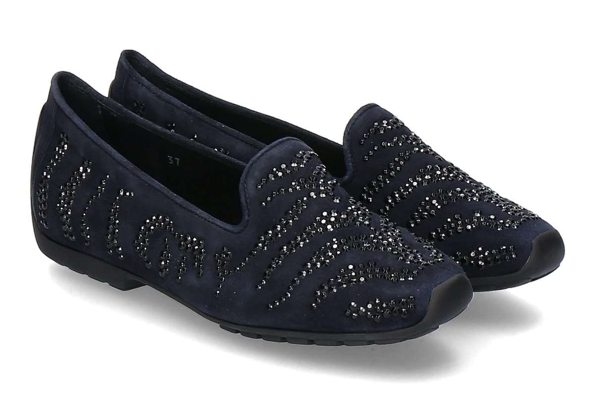 Mania Slipper CAMOSCIO 1414- dunkelblau/ navy