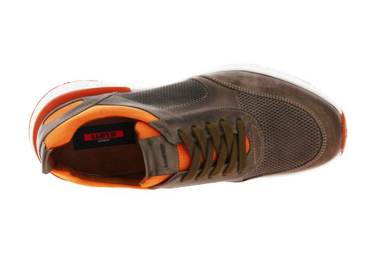 Lloyd Sneaker BANDOS CUBA CALF GRAPHIT ORANGE (46)