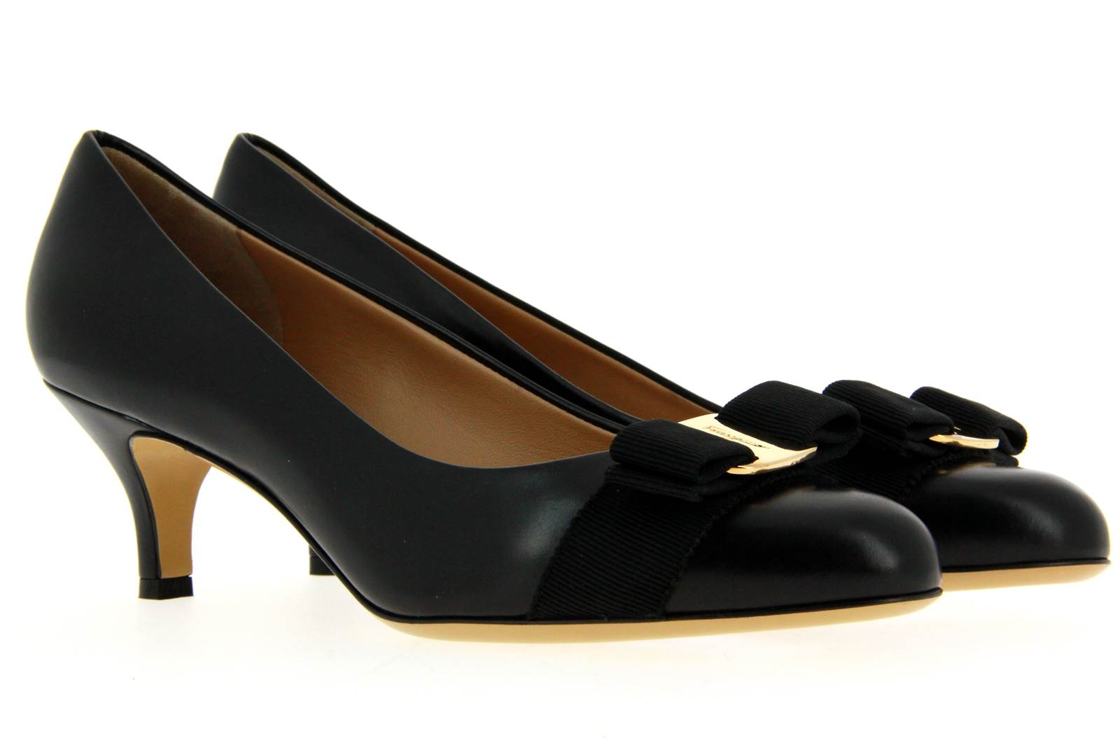 Salvatore Ferragamo Pumps CARLA CALF NERO (39)