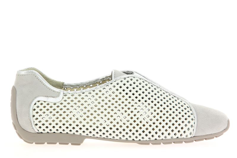 Mania Slipper CAMOSCIO SETA PERLATO WHITE (38½)