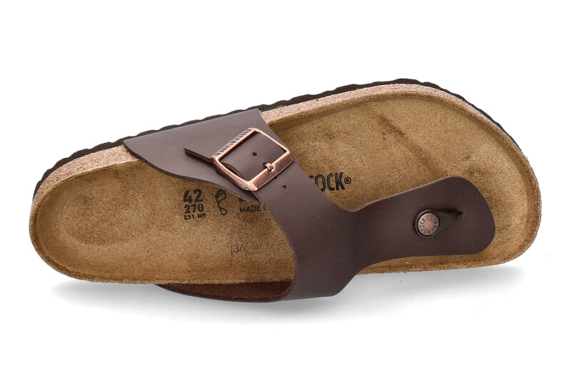 Birkenstock Pantolette RAMSES NORMAL DARK BROWN BIRKO FLOR (46)