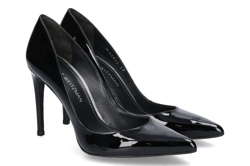 Stuart Weitzman Pumps CURVIA BLACK PATENT (38½)