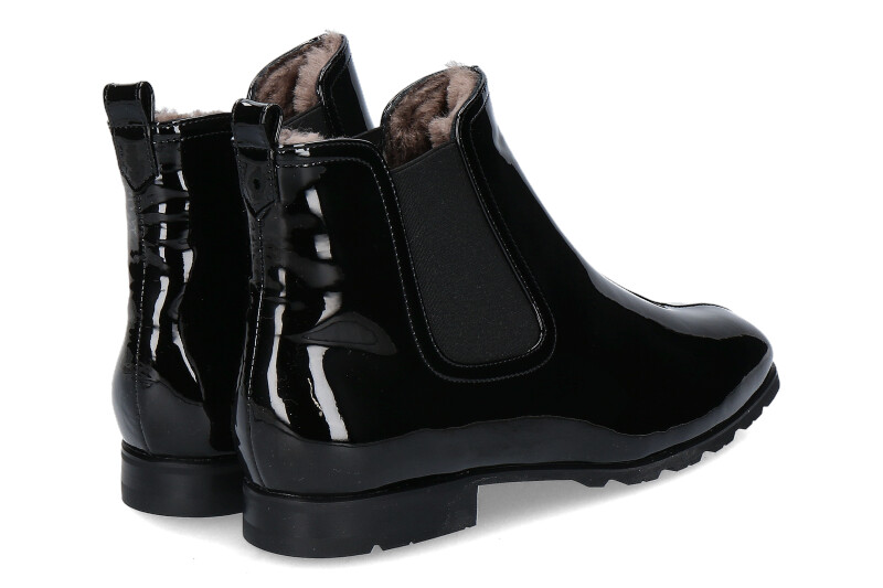 Brunate Chelsea Boot gefüttert  KRIS VERNICE NERO (40½)