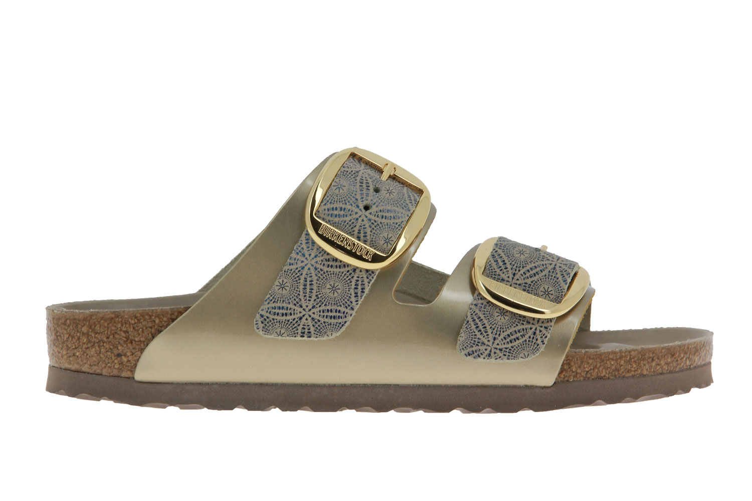 Birkenstock Pantolette ARIZONA BIG BUCKLE CERAMIC PATTERN BLUE (39)