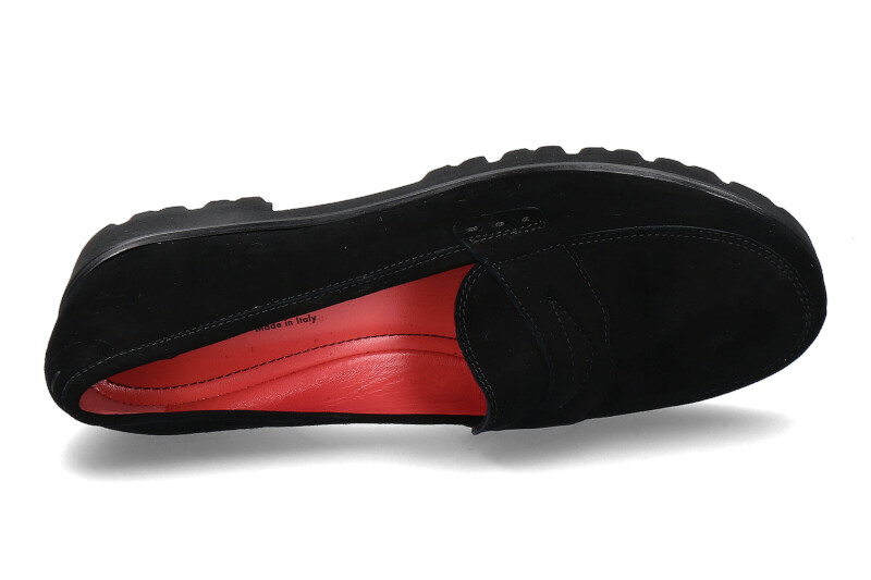 Pas de rouge Slipper MARTA CAMOSCIO NERO (35½)