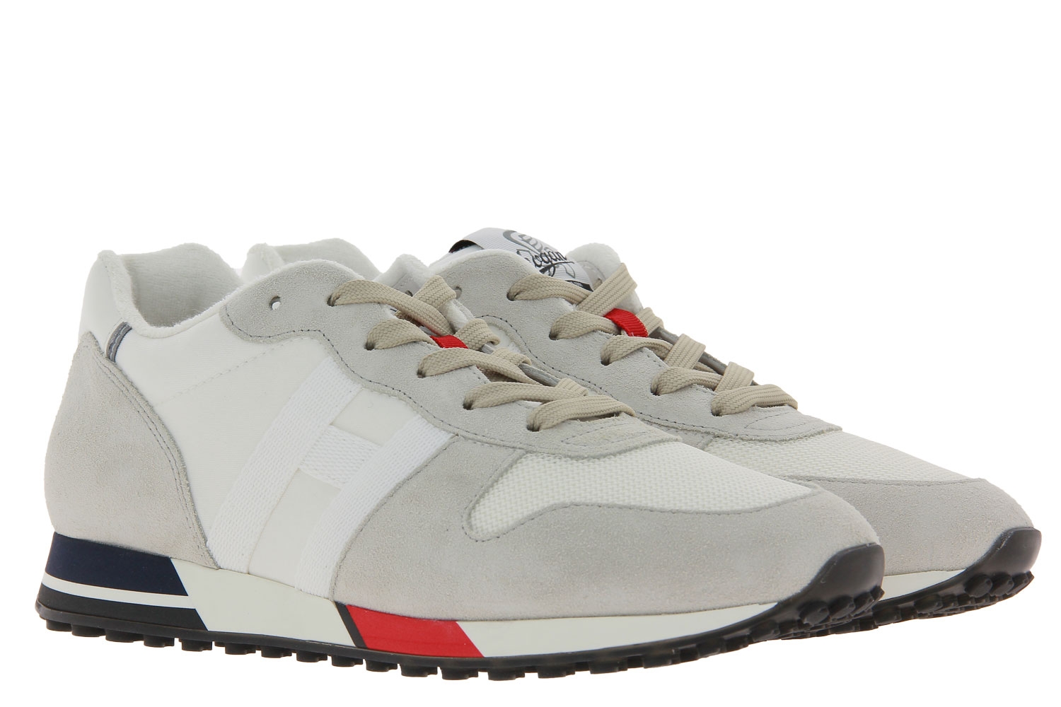 Hogan Sneaker RETRO RUNNING LOGO BIANCO GLASSE (42½)