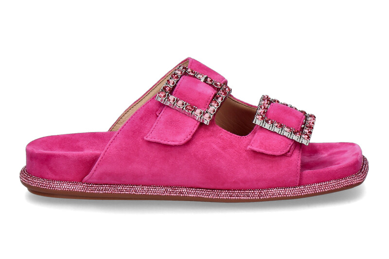 Alma en pena Pantolette SUEDE- fuxia