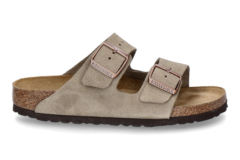 Birkenstock Pantolette SCHMAL ARIZONA TAUPE
