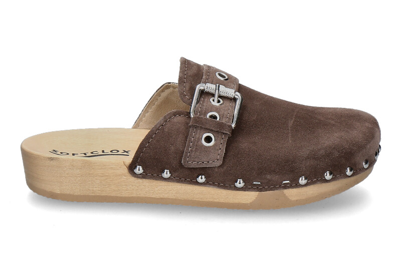 Softclox Clogs LESLIE KASCHMIR- mocca/natur
