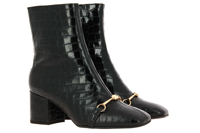 Högl Stiefelette BLACK CROCO PRINT (37 )