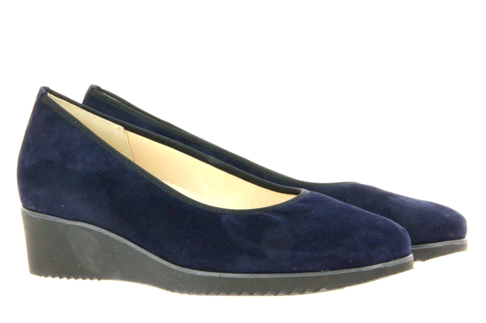 Hassia Slipper GENUA SAMTZIEGE NIGHTBLU (39)