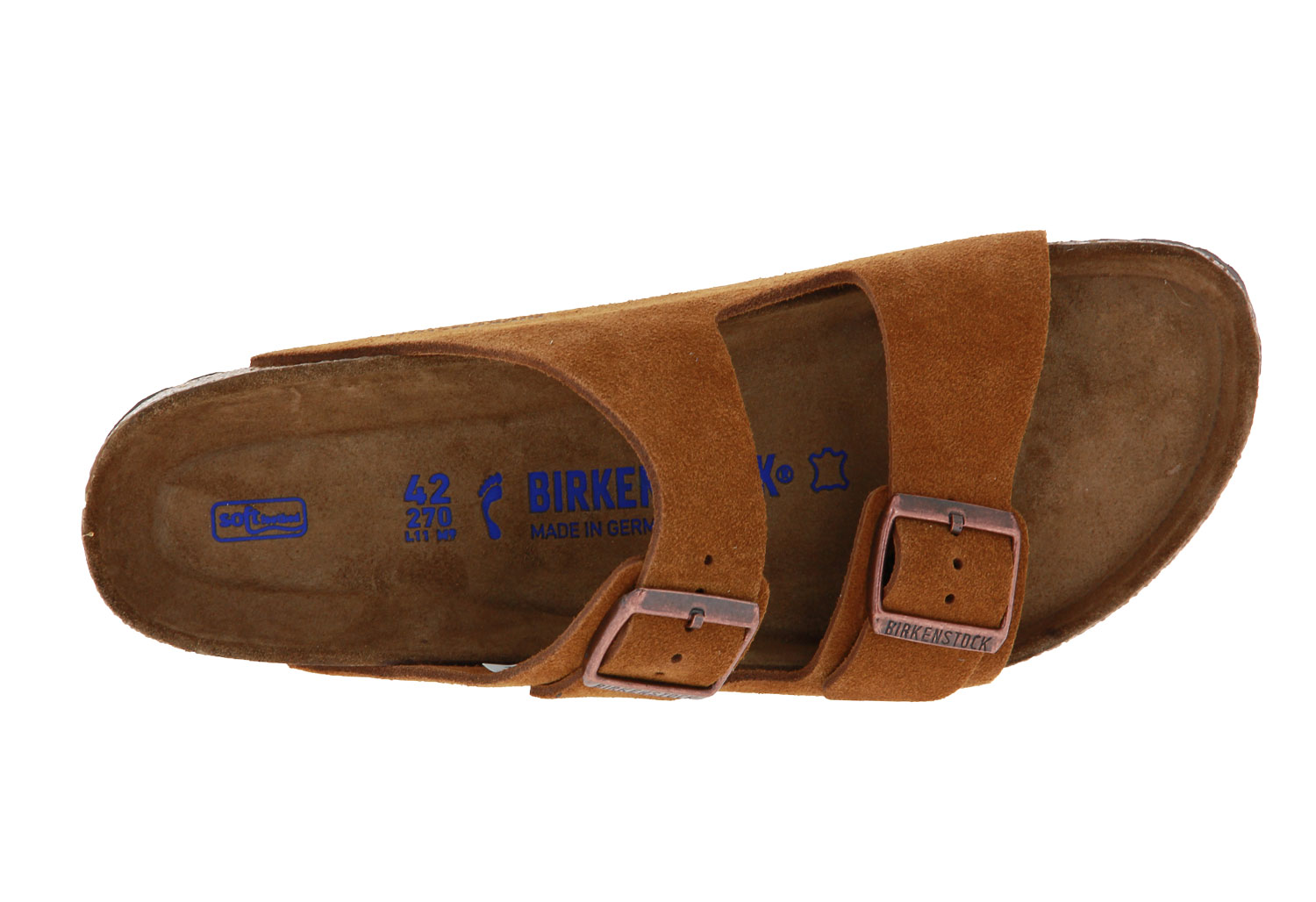 Birkenstock Pantolette SCHMAL ARIZONA BS VELOURSLEDER MINK (44) Birkenstock Pantolette SCHMAL ARIZONA BS VELOURSLEDER MINK (44)
