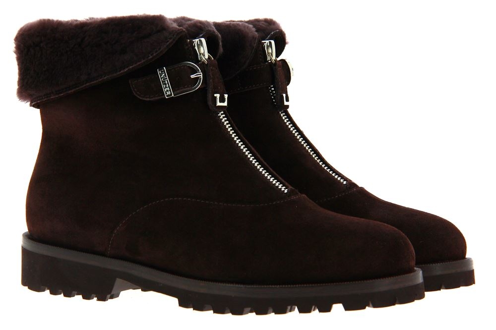 Unützer Stiefelette gefüttert VELOUR CHOCCOLATE (39½)