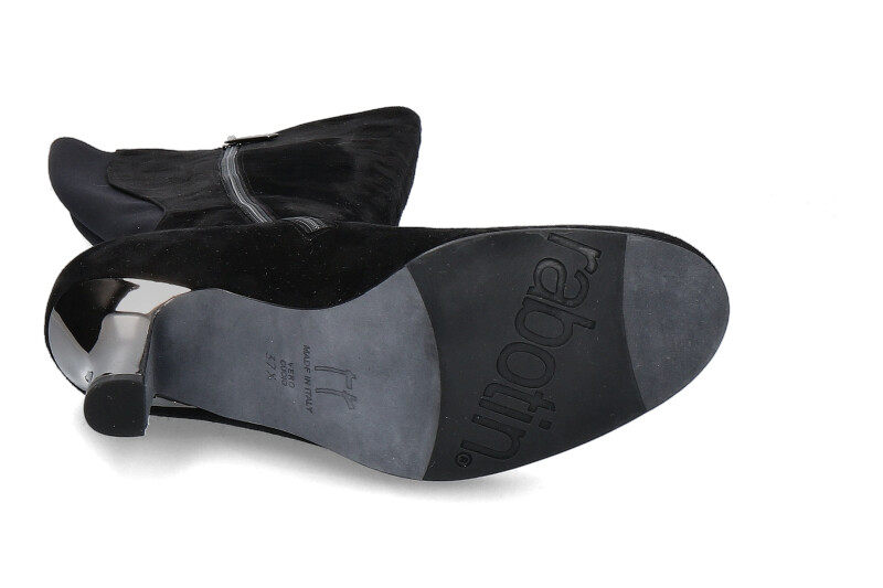 Thierry Rabotin Stiefel CAMOSCIO NERO (39)