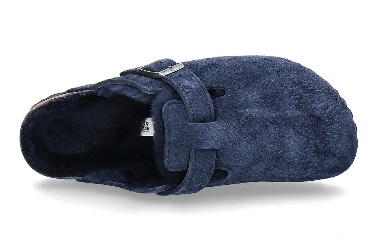 Birkenstock Pantolette gefüttert BOSTON SCHMAL SUEDE - new navy_276800004_4