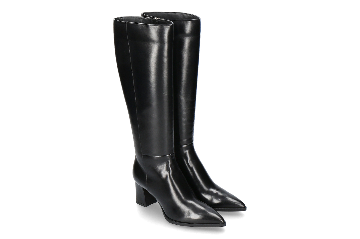 Santoni Damen- Stiefel DYAN BOOT gefüttert- schwarz/ black