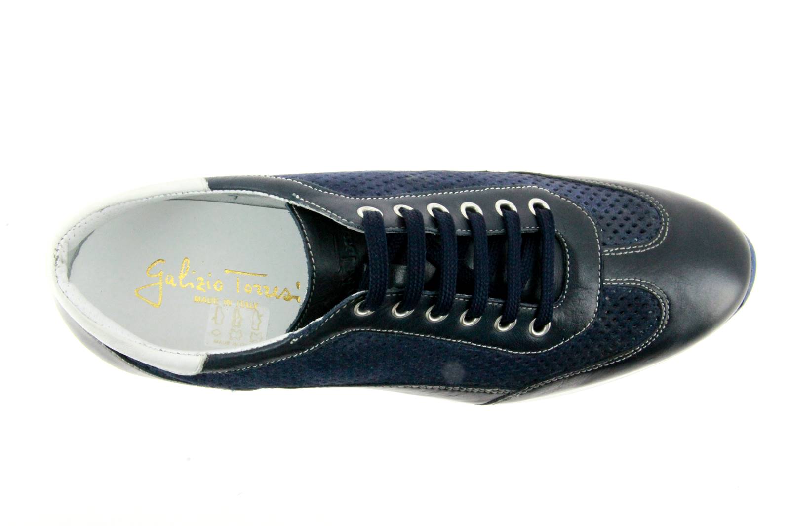 Galizio Toressi Sneaker FOULARD NAVY SETA JEANS (41)