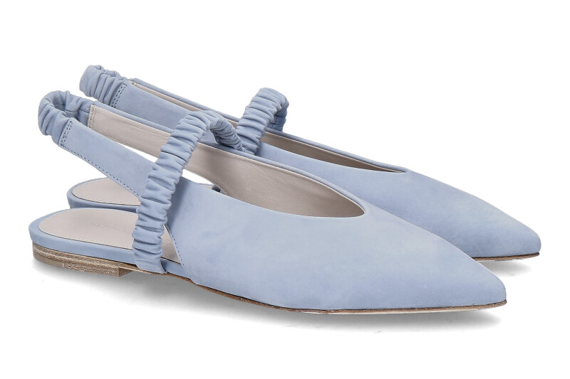 Kennel & Schmenger Sling- Ballerina GRETA Soft Nubuk cielo/blau