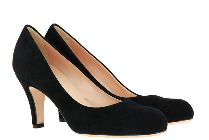 Unützer Pumps CALZATURE DONNA CAMOSCIO VELUKID NERO (39½)