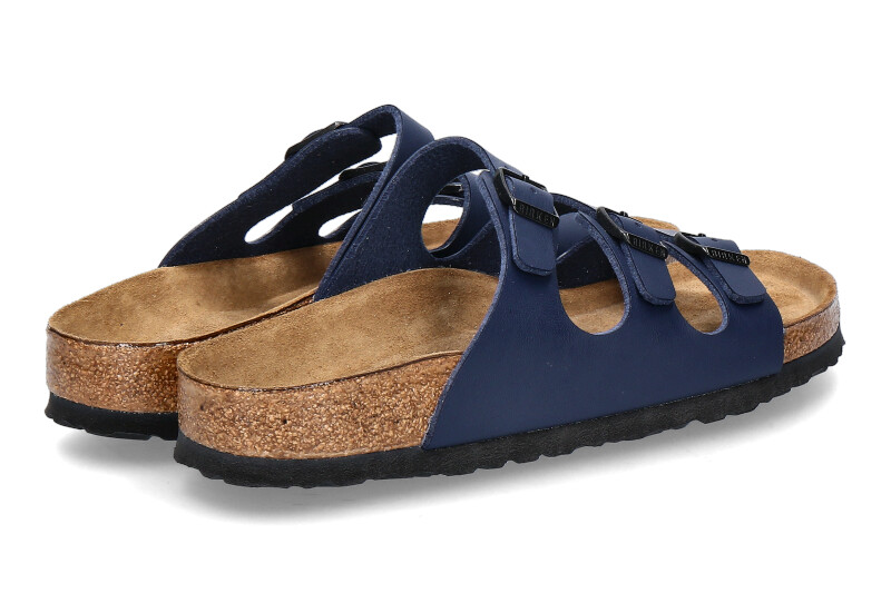 Birkenstock Pantolette FLORIDA SCHMAL BIRKO-FLOR BLUE (42)