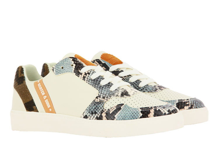 Scotch & Soda Sneaker LAURITE LEATHER CREAM SNAKE (38)