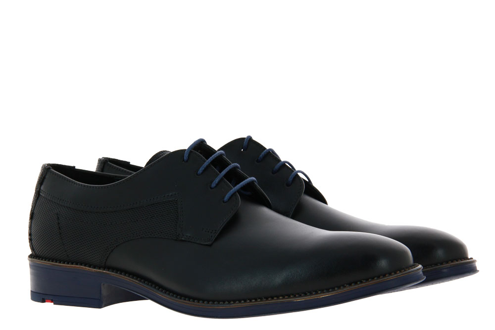 Lloyd Schnürer GENF SMART CALF SCHWARZ BLUE (43)