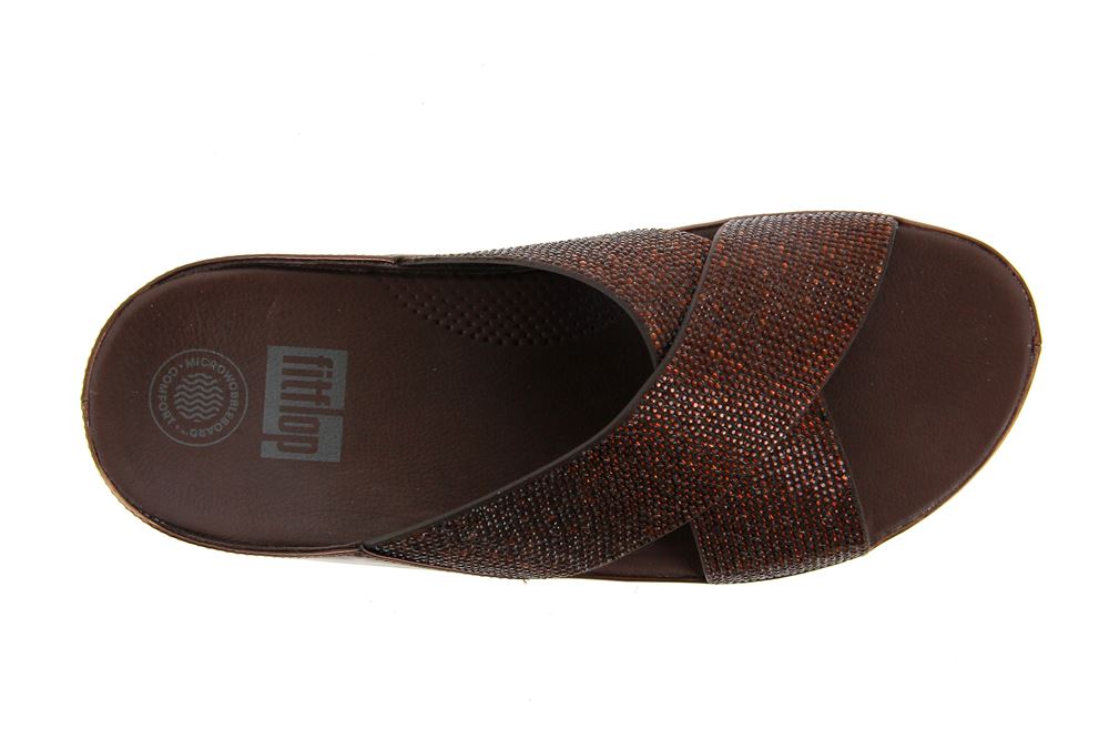 Fitflop Pantolette CRYSTALL™ SLIDE BRONZE (39)