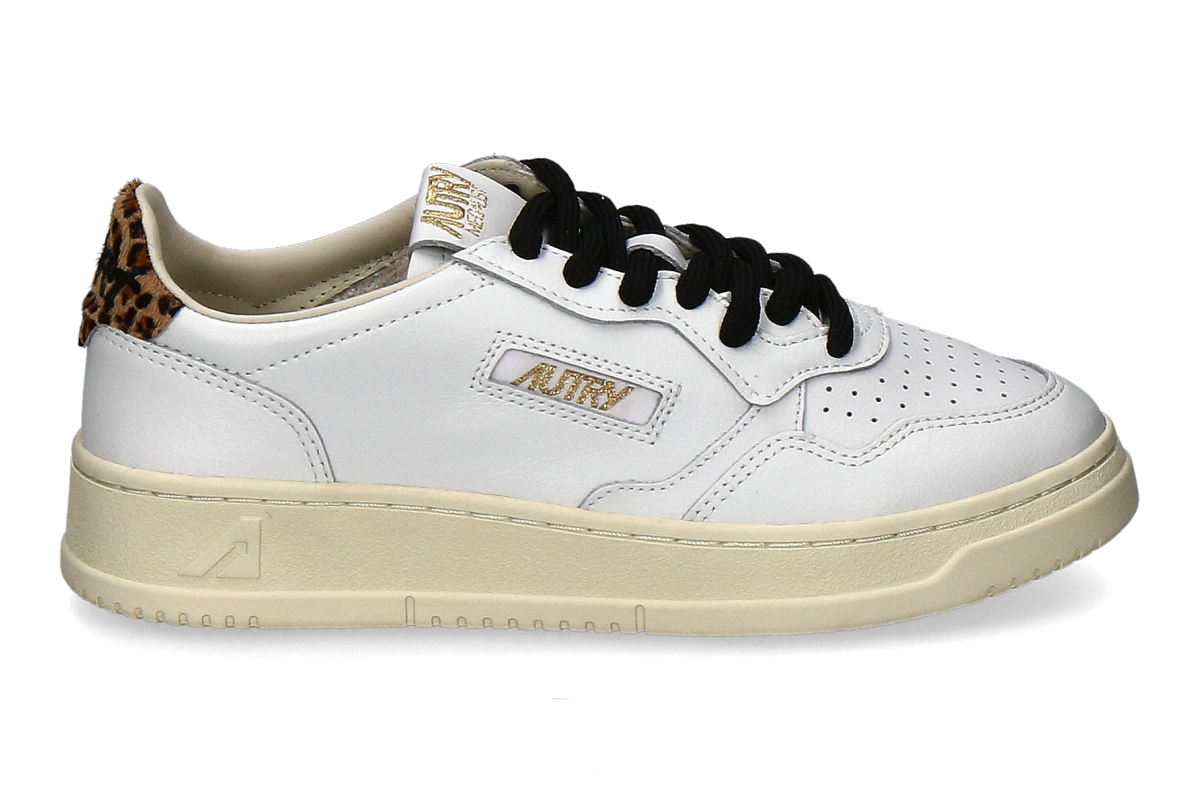 Autry Damen- Sneaker MEDALIST LOW OC02- leopard/ weiß