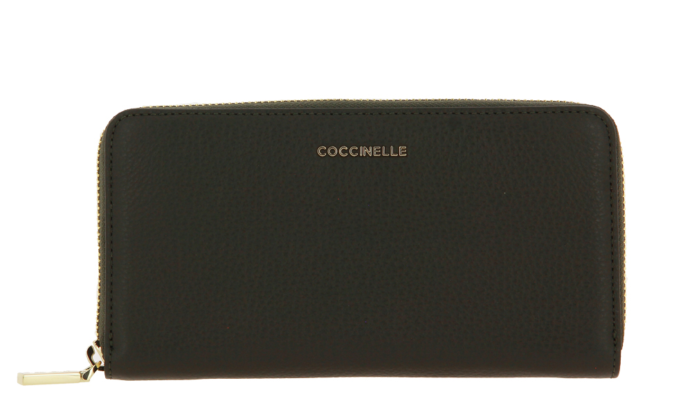 Coccinelle Portemonnaie WALL GRAIN LEA BARK METALLIC SOFT