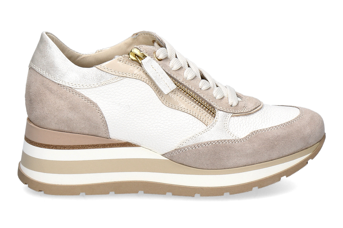 DLS Damen- Sneaker LUCIAN- farro-bianco/ beige-weiß
