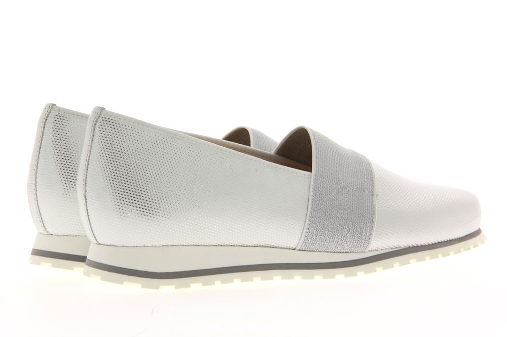 Hassia Slipper PIACENZA G-WEITE METAL LEDER WEISS (37½)