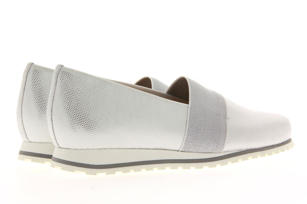 Hassia Slipper PIACENZA G-WEITE METAL LEDER WEISS (37 )