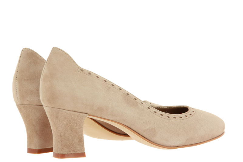 Dirndl + Bua Pumps ZIEGENVELOUR BEIGE (40)