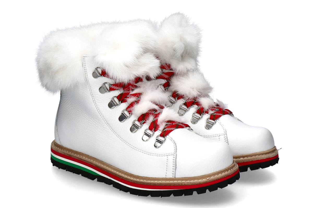 Oscar Sport Schnürboots gefüttert ARIEL TRICOLORE- white/ weiss