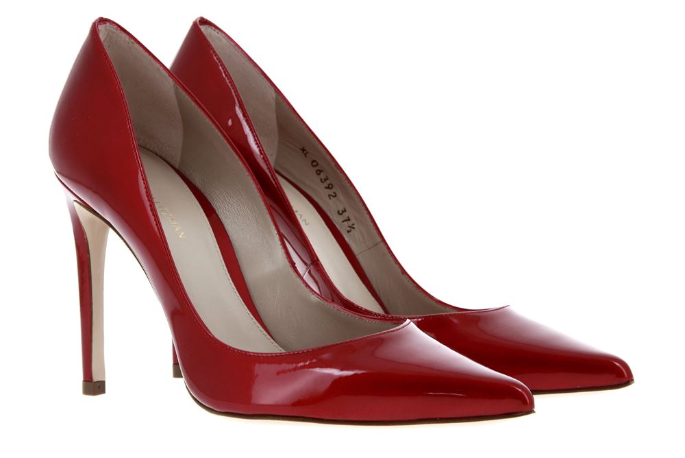 Stuart Weitzman Pumps CURVIA RED QUASAR (38)