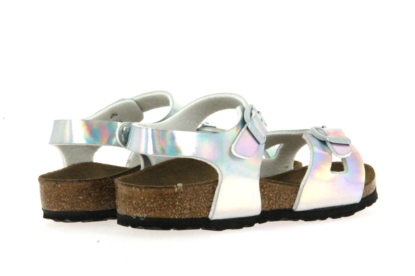 Birkenstock Sandale RIO KINDER SCHMAL MIRROR SILVER (33)