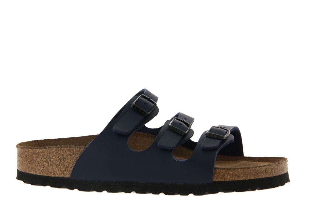 Birkenstock Pantolette FLORIDA SCHMAL BIRKO-FLOR BLUE (43) Birkenstock Pantolette FLORIDA SCHMAL BIRKO-FLOR BLUE (43)