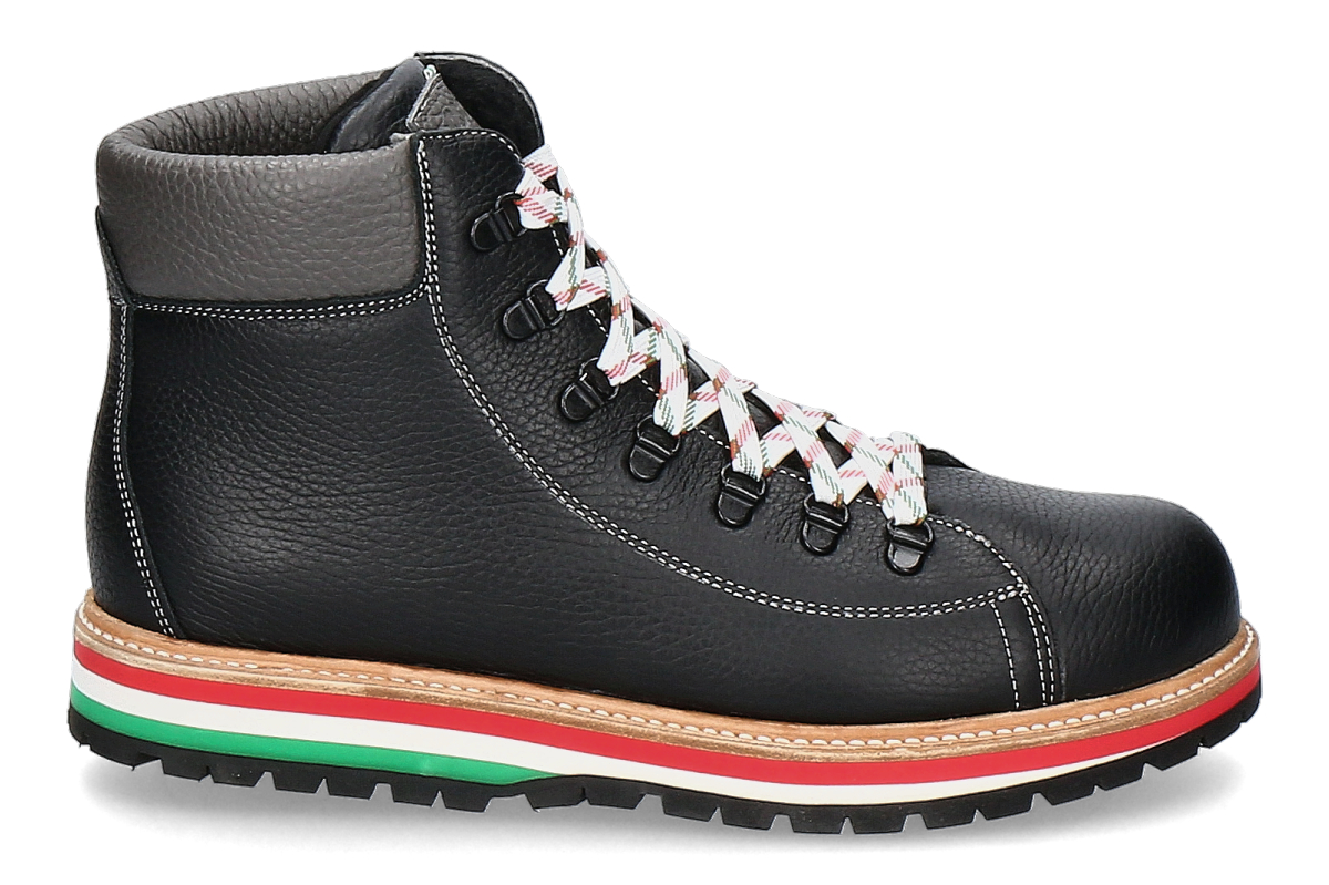 Oscar Sport Herren- Boots gefüttert ARIEL ITALIA- black/ schwarz