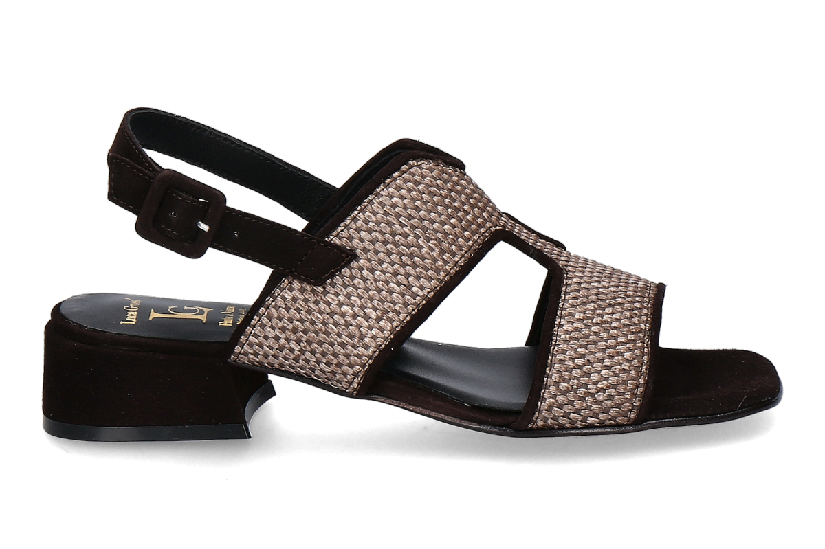 Luca Grossi Sandale VIM CAFFE- schwarz/ beige