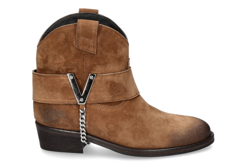 Via Roma 15 Stiefelette 3951 VELOURS MARTORA- braun