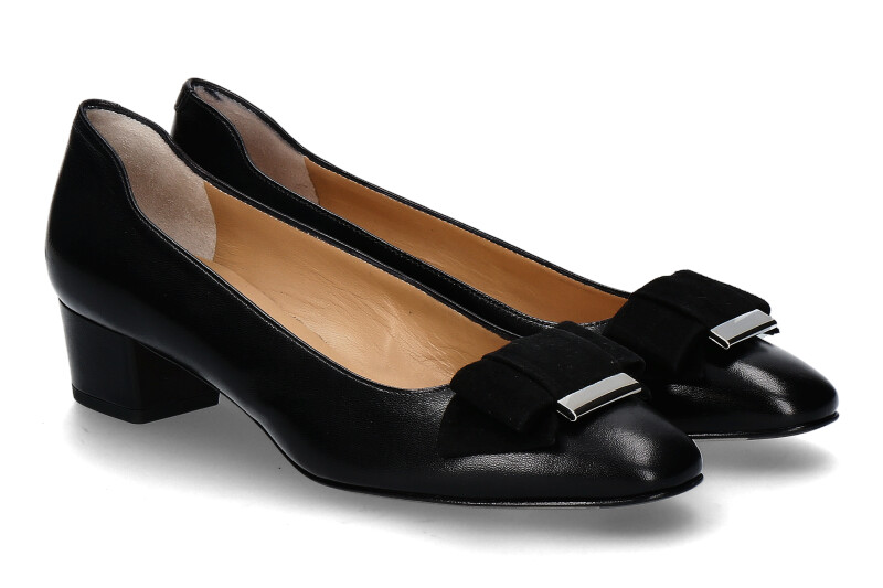 ScarpaRossa Pumps NAPPA NERA CAMOSCIO NERO (39)