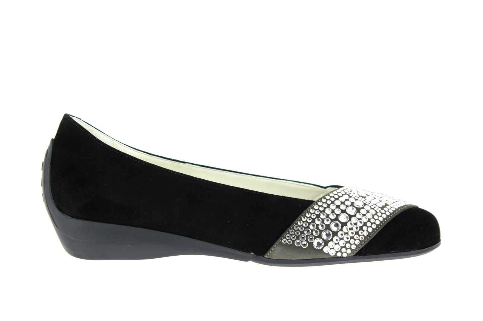 Mania Ballerina CAMOSCIO NERO SILVER STRASS (39½) Mania Ballerina CAMOSCIO NERO SILVER STRASS (39½)