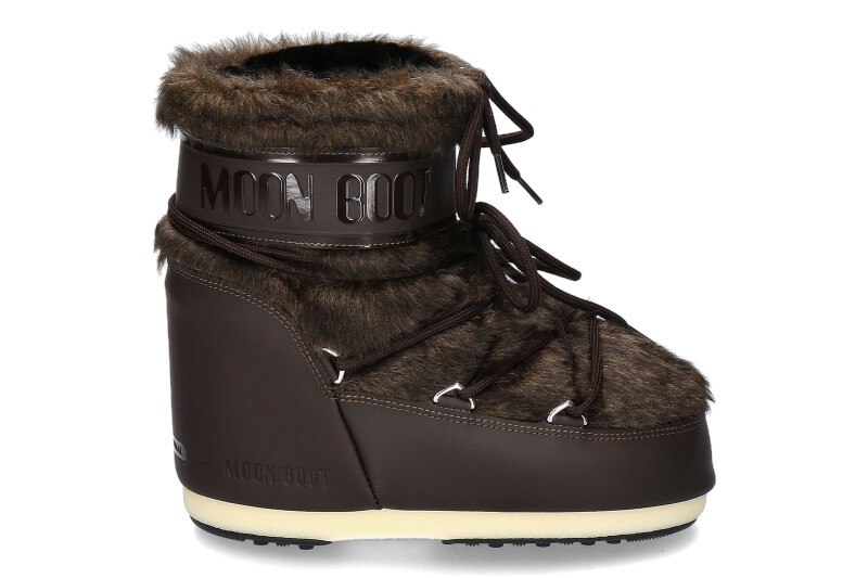 Moon Boot ICON LOW FAUX FUR- brown