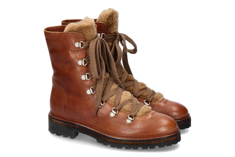 Dirndl und Bua Stiefelette gefüttert RIVER COGNAC (37 ) Dirndl und Bua Stiefelette gefüttert RIVER COGNAC (37 )