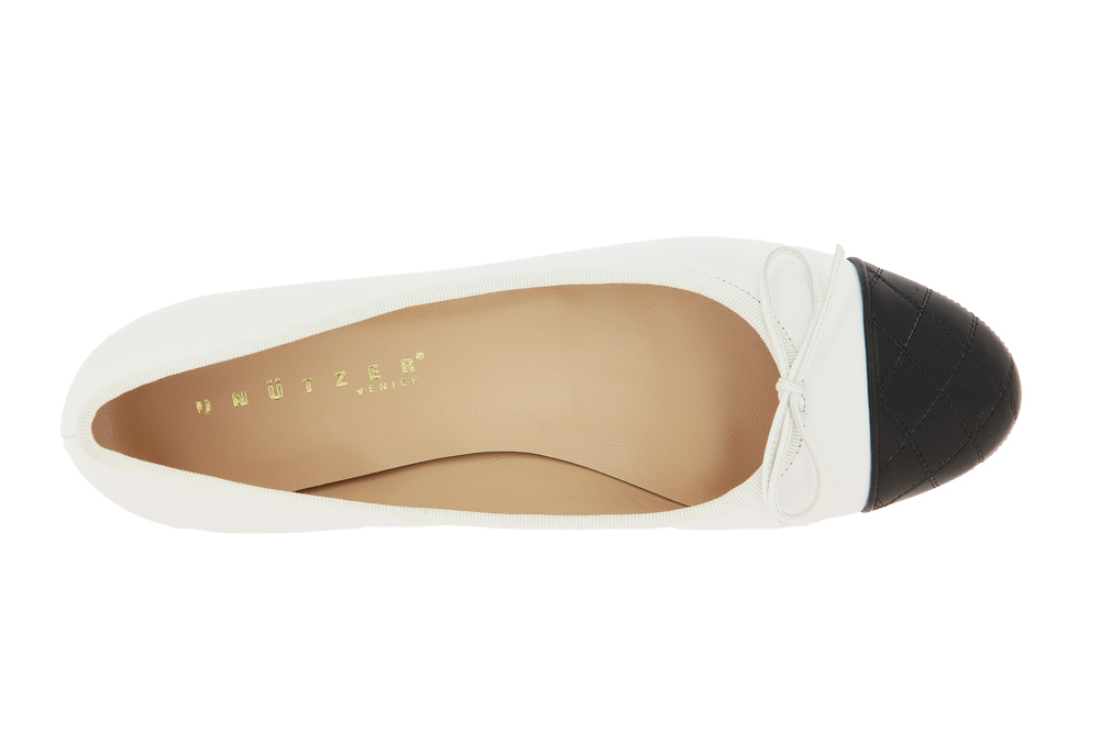 Unützer Ballerina NAPPA BIANCO/NAPPA NERA (41½) Unützer Ballerina NAPPA BIANCO/NAPPA NERA (41½)