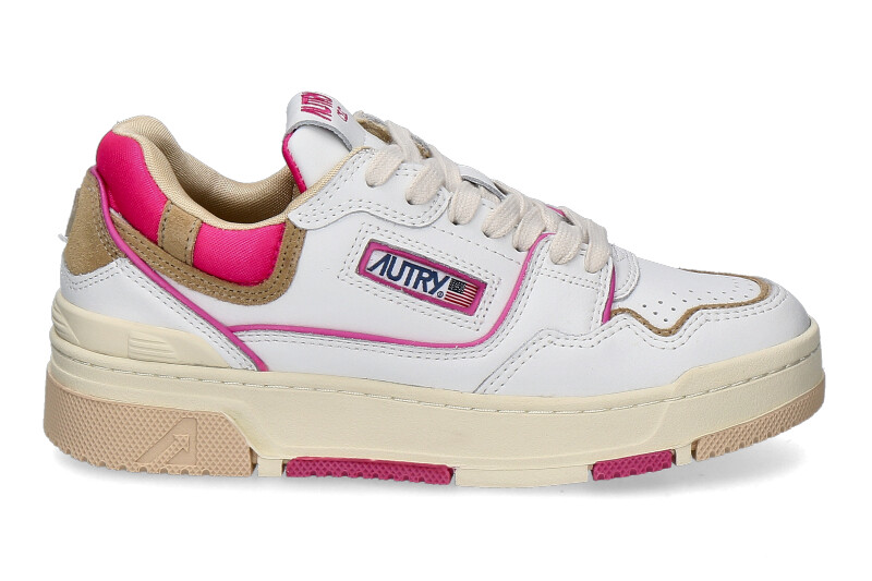 Autry Damen- Sneaker ROOKIE CLC MM03- weiss/ pink