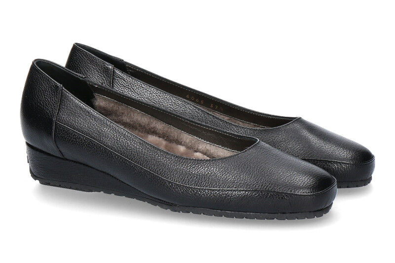 Bagnoli Slipper gefüttert GRAIN NERO (35½)