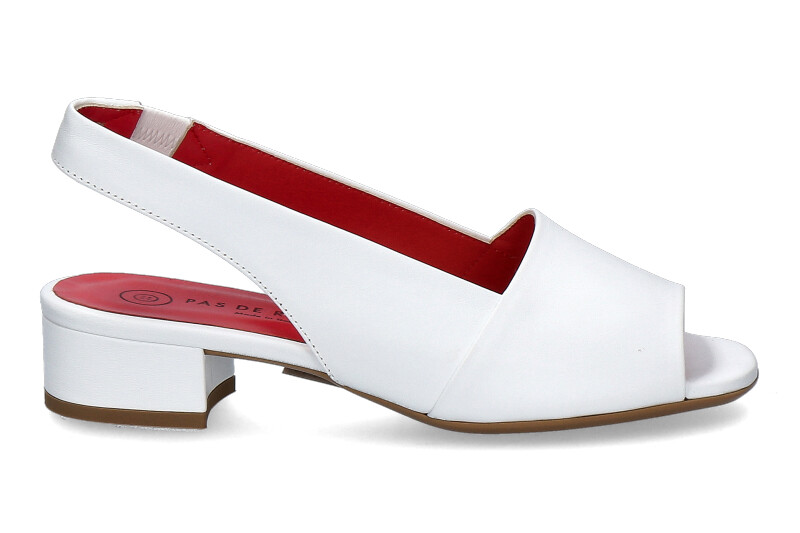 Pas de rouge Sandale NAPPA BIANCO (43)