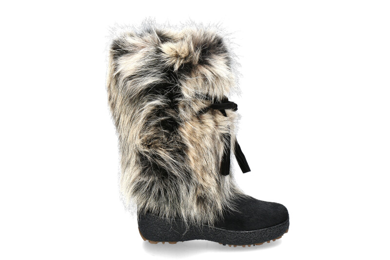 Oscar Sport Fellstiefel VOLPE BITONO- schwarz/ weiss
